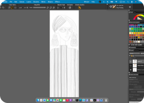 Preliminary sketch, artwork 2