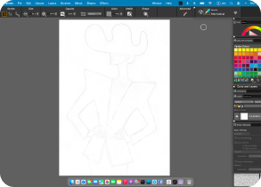 Preliminary sketch, artwork 4