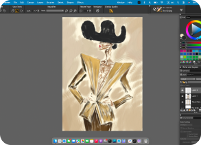 Painting in progress, artwork 4