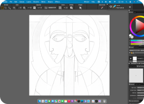 Preliminary sketch, artwork 5
