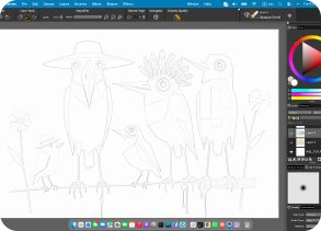 Preliminary sketch, artwork 7