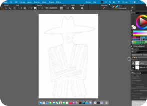 Preliminary sketch, artwork 8