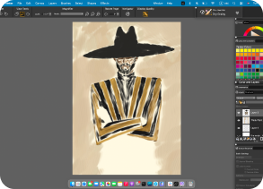 Painting in progress, artwork 8