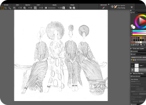 Preliminary sketch, artwork 10